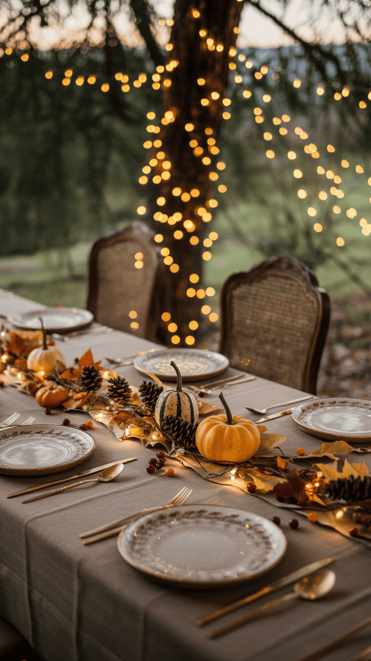 Outdoor Thanksgiving Tablescapes That Wow Your Guests