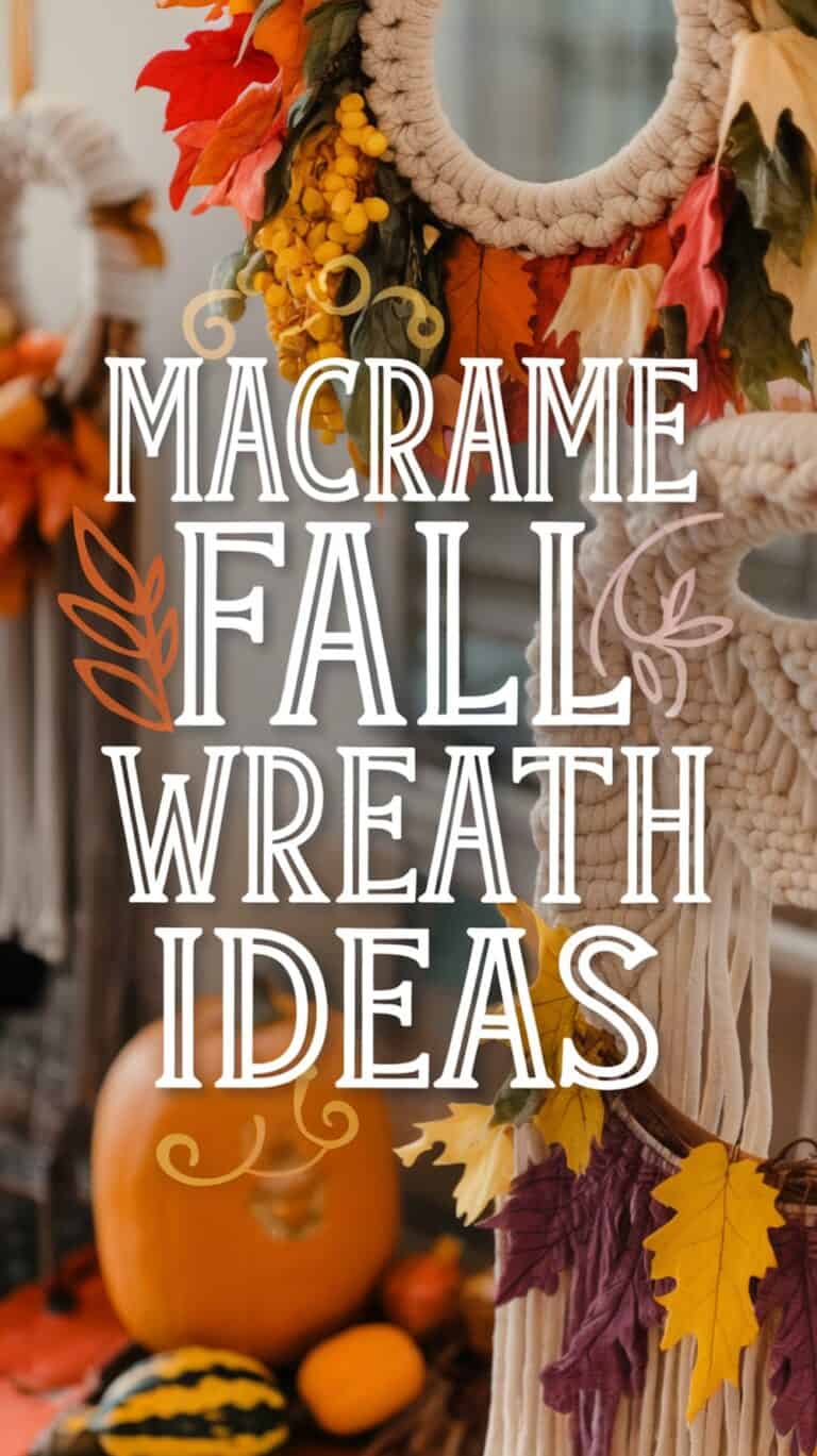 How To Craft a Macrame Fall Wreath for Your Front Door ...