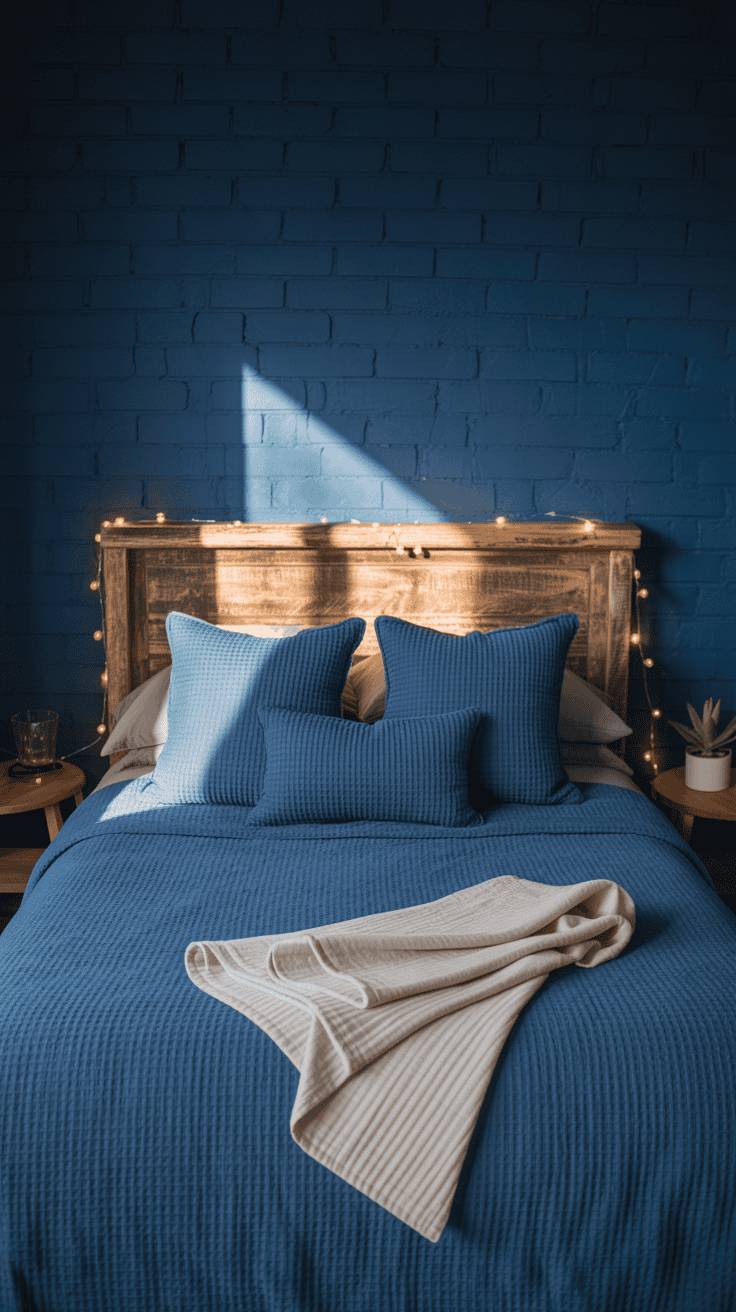 Navy Blue Bedroom Decor Ideas for a Calm Cool Vibe