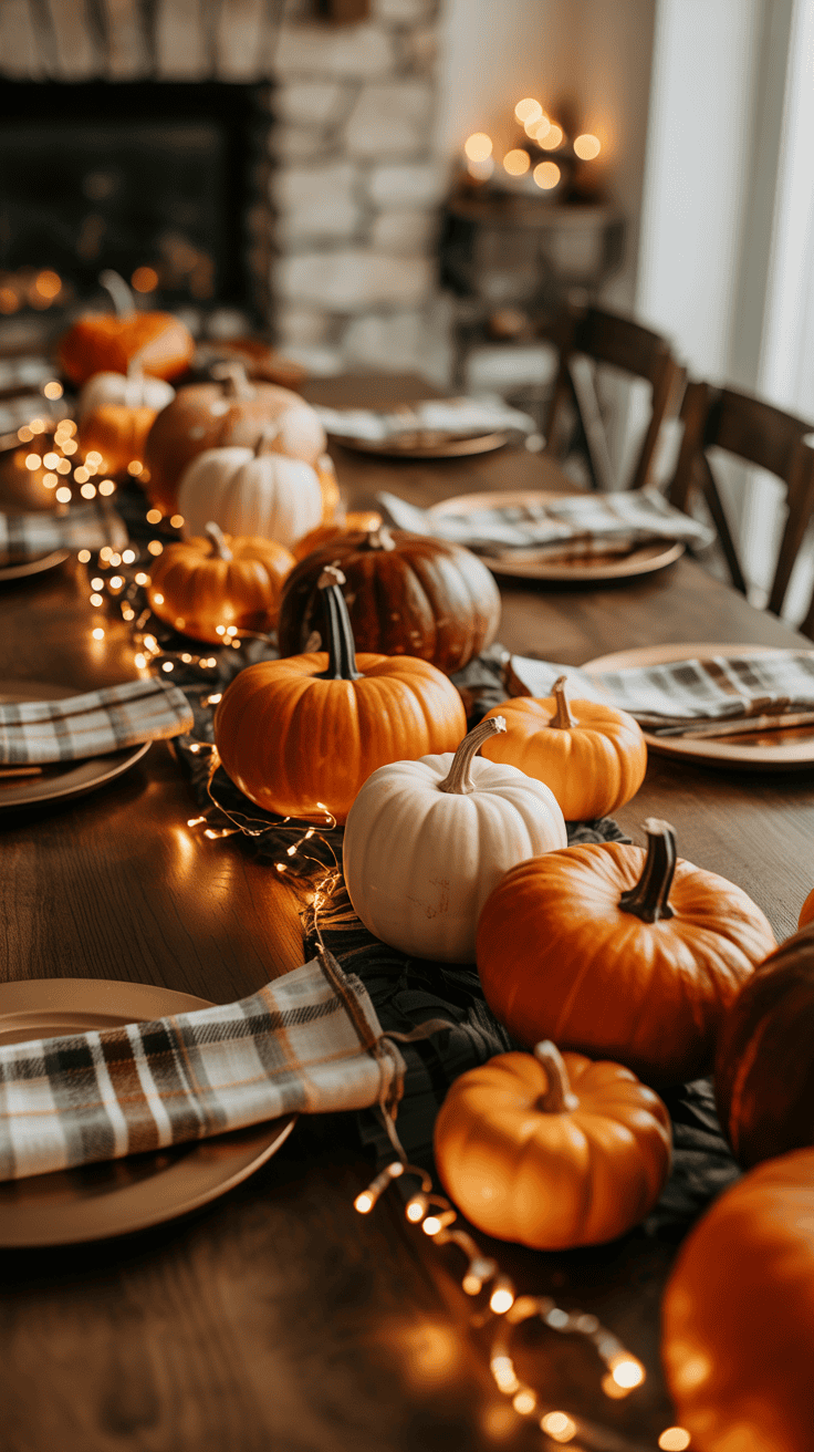 Pumpkin Tablescape Ideas for an Elegant Fall Table