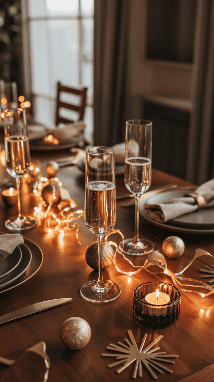 New Year Table Decorations to Ring in the New Year in Style ...