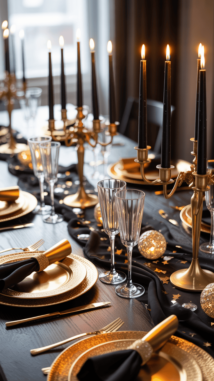 New Year Table Decorations to Ring in the New Year in Style ...