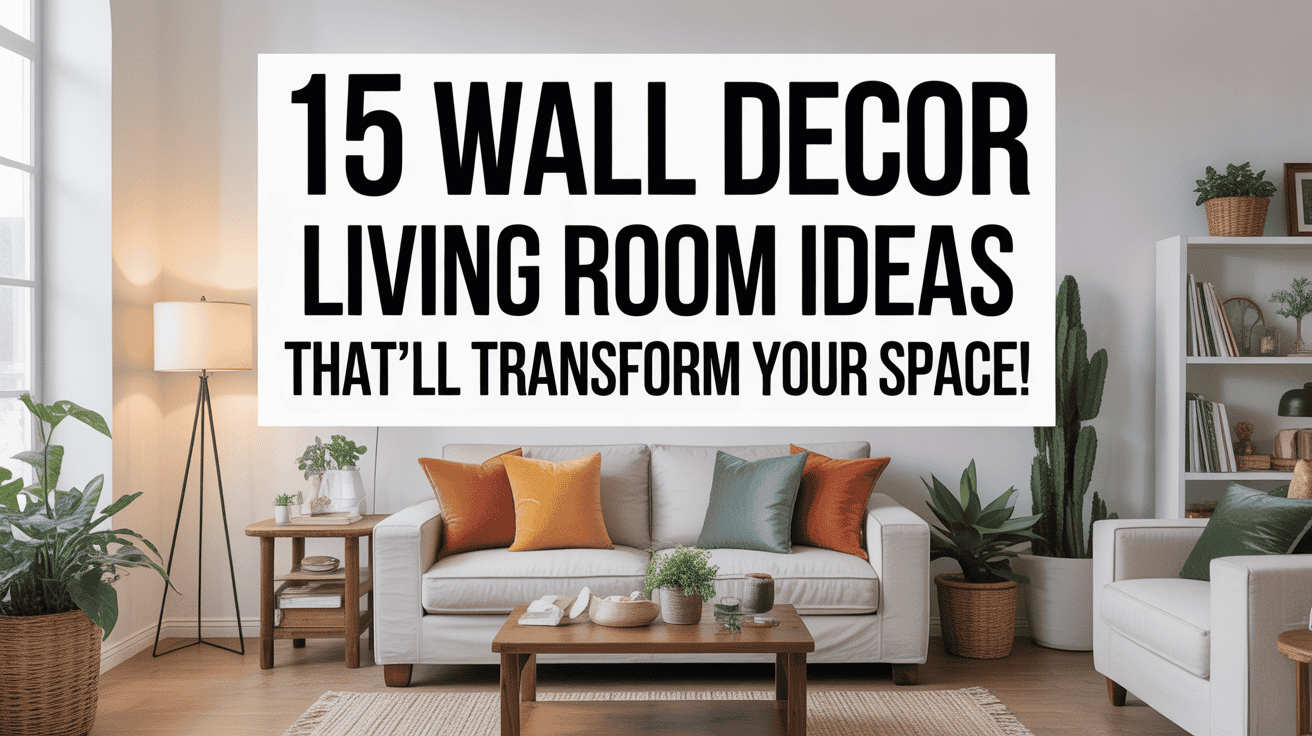 15 Wall Decor Living Room Ideas That’ll Transform Your Space!