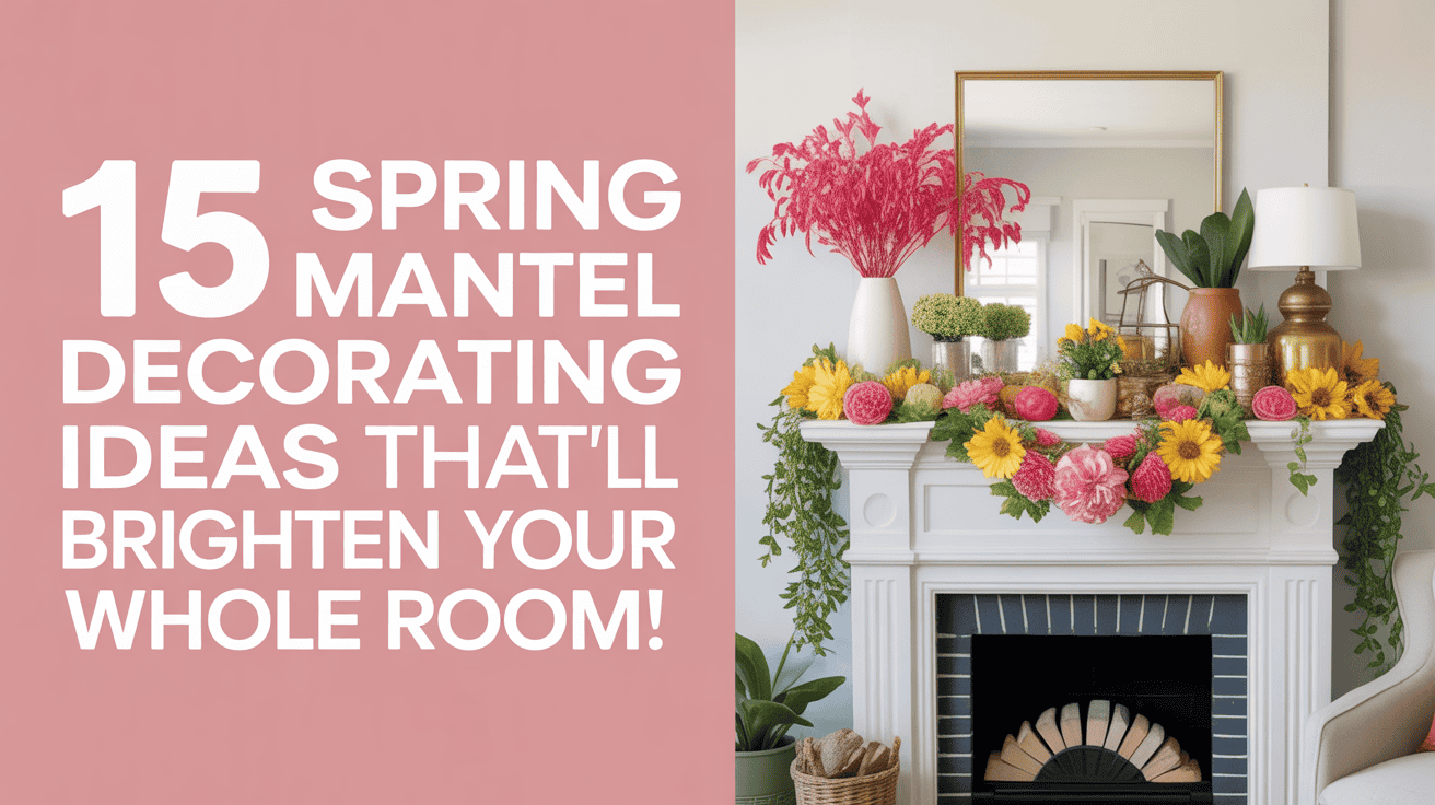15 Spring Mantel Decorating Ideas That’ll Brighten Your Room!