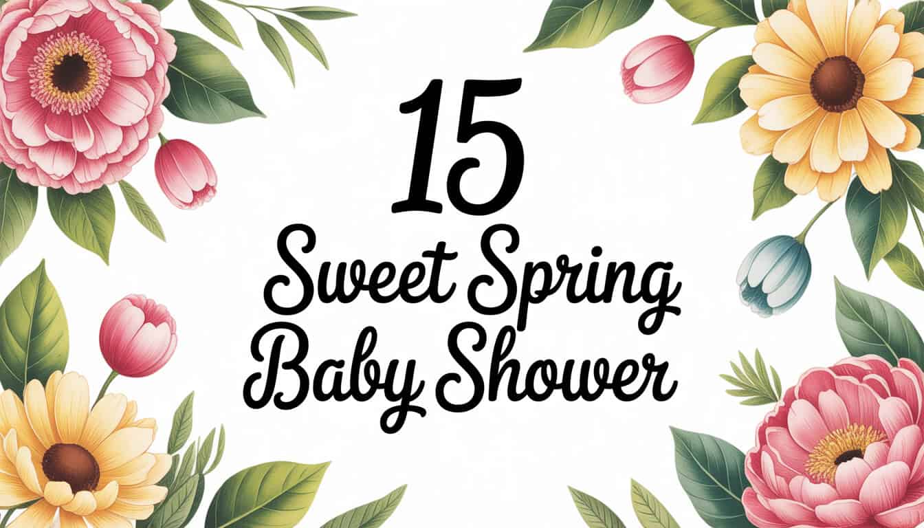 15 Sweet Spring Baby Shower Themes for a Joyful Celebration