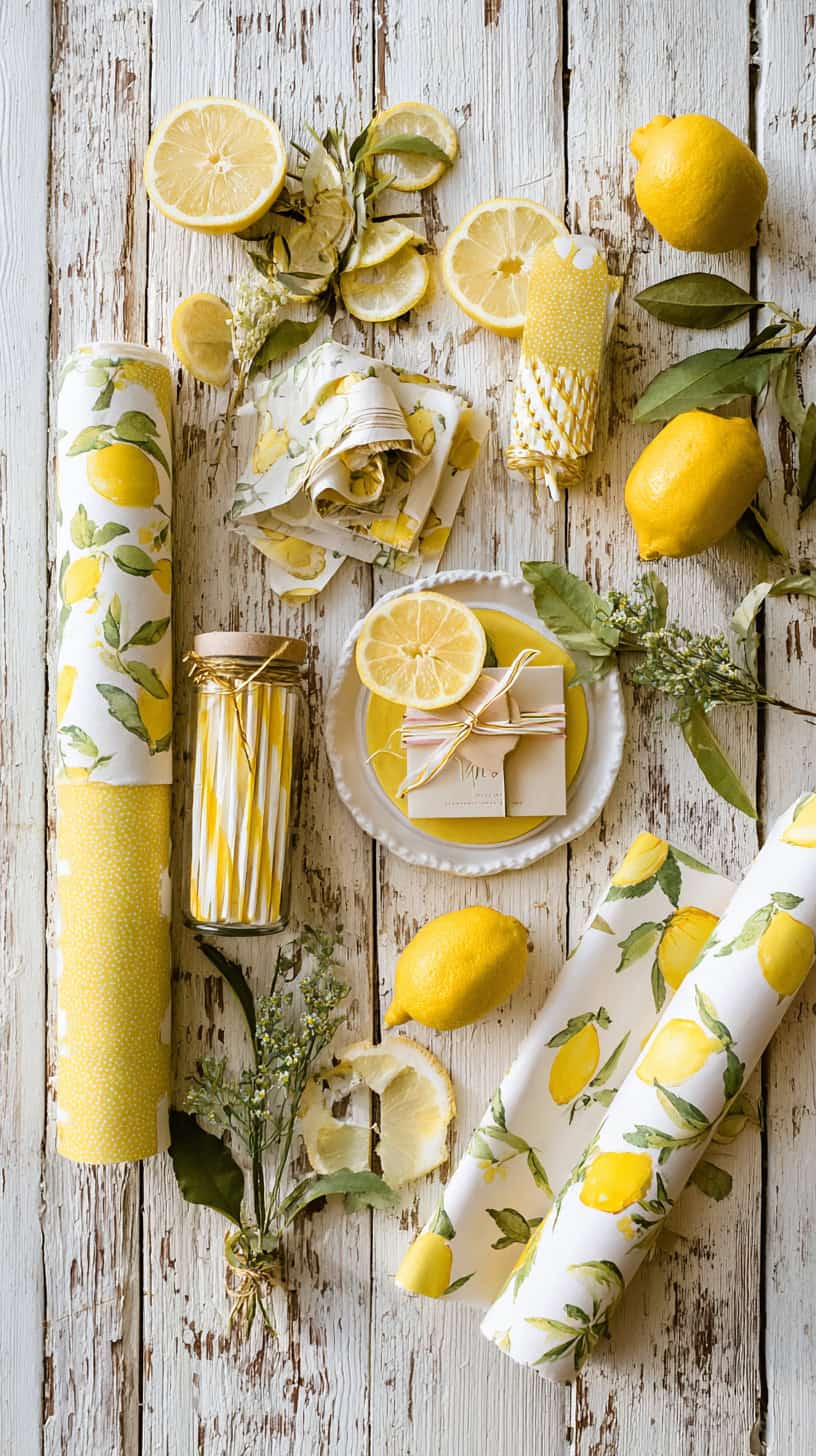 Lemon Themed Birthday Party Must-Haves from Etsy
