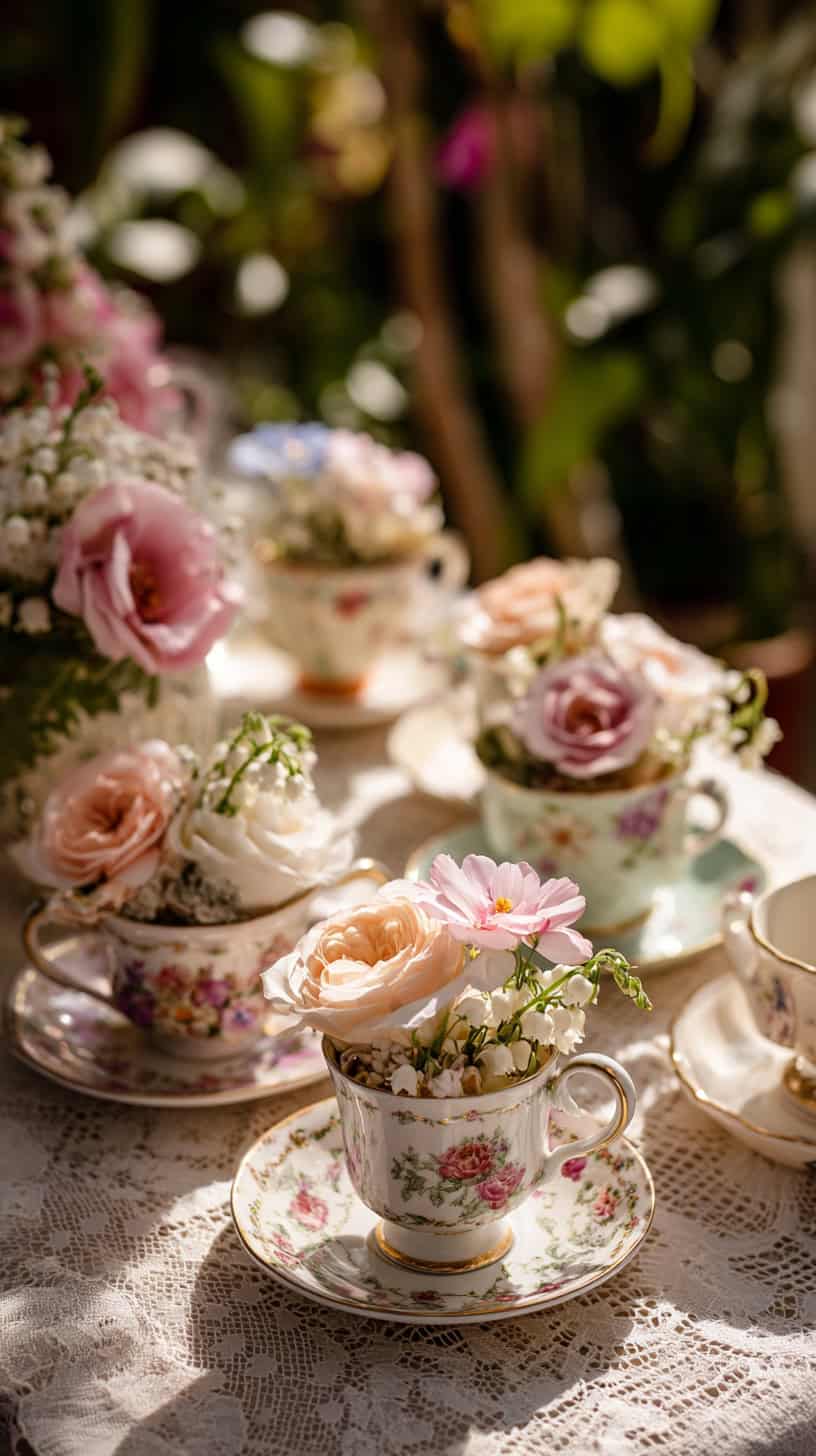 Teacup Flower Displays - Image 2