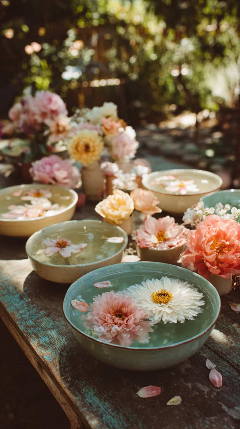 Backyard Floating Flowers - Image 1