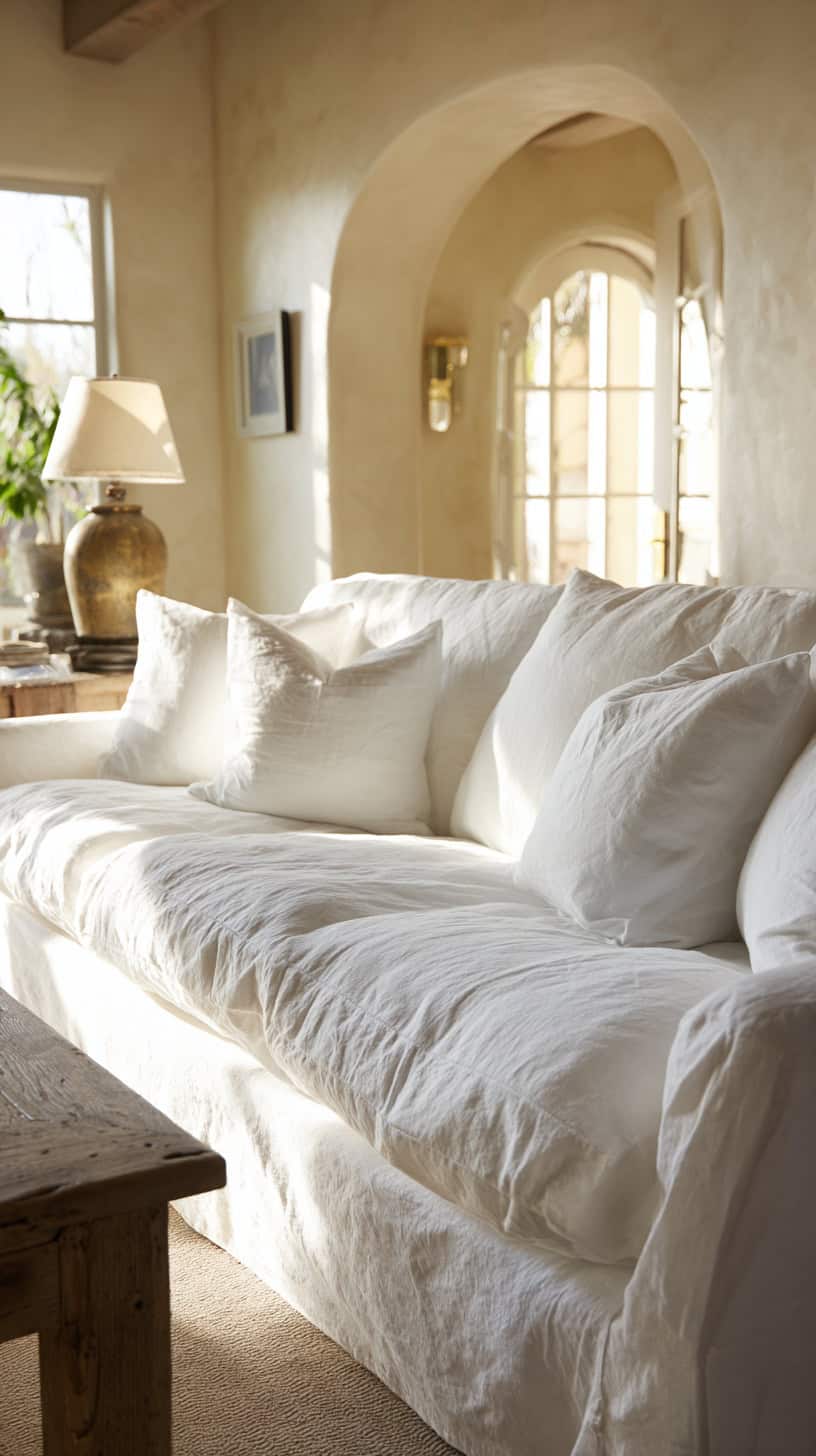 Hollywood Cottage Slipcover Sofa - Image 1