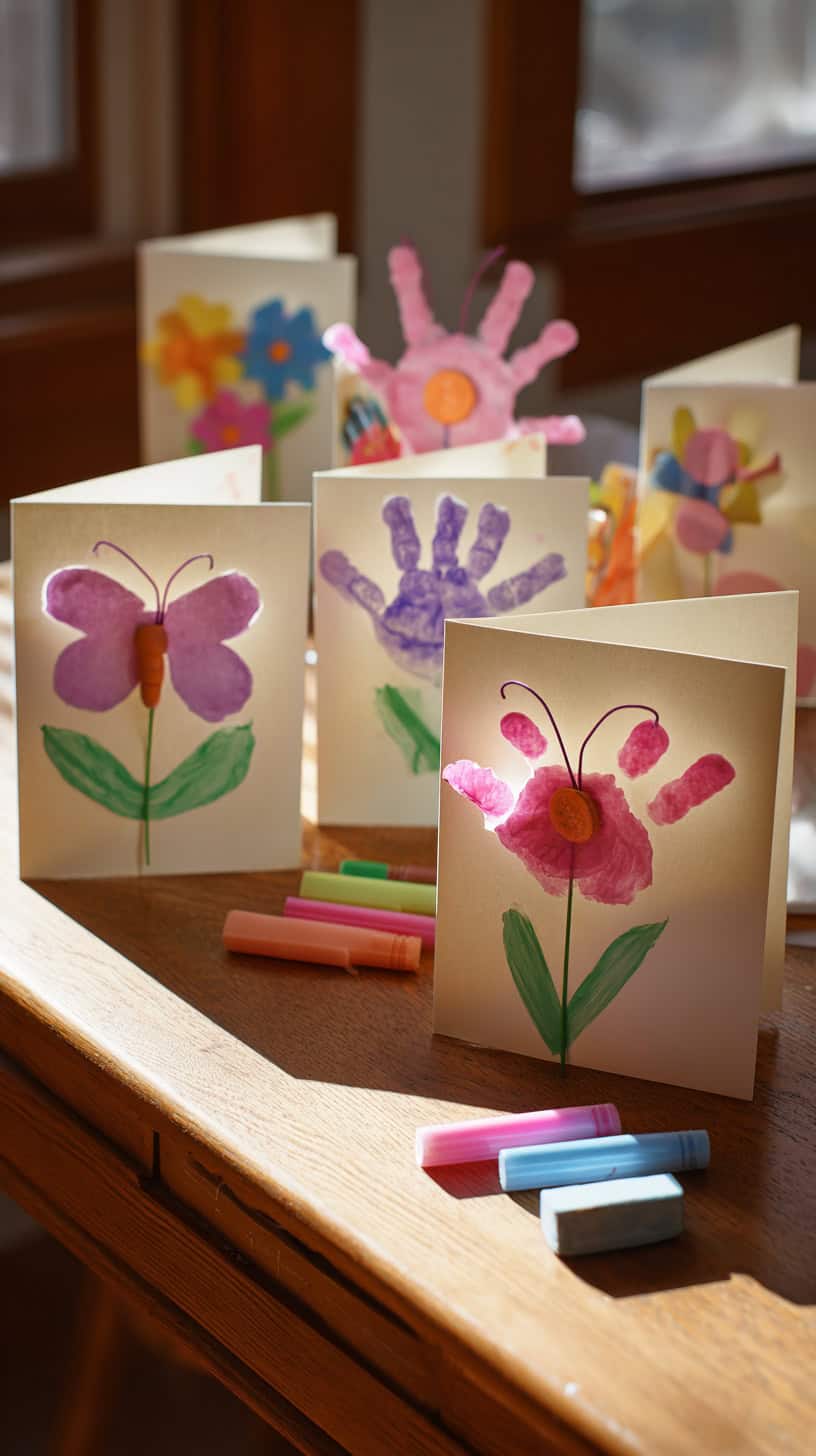 Mothers Day Handprint Cards
