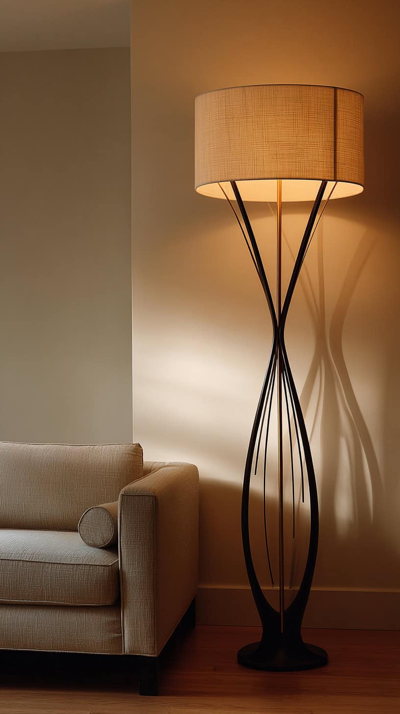 Oversized Sculptural Floor Lamp - Image 2