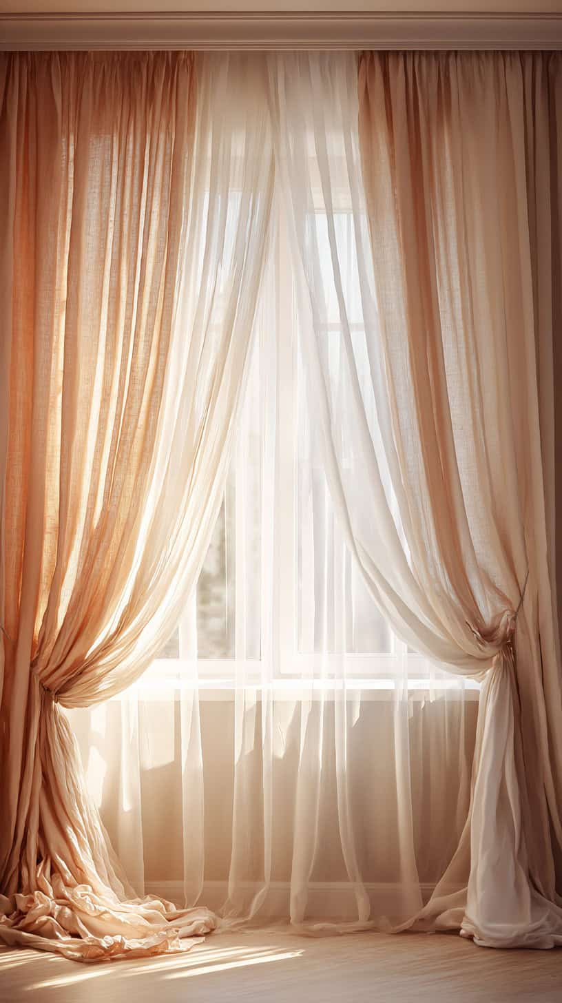 Romantic Fabric Drapery Layers - Image 2
