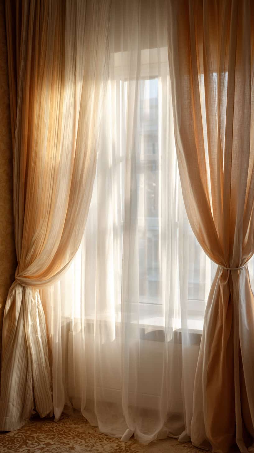 Romantic Fabric Drapery Layers - Image 1