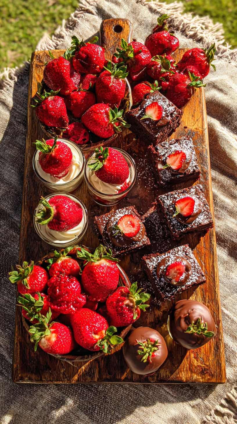 Strawberry Dessert Tray - Image 2