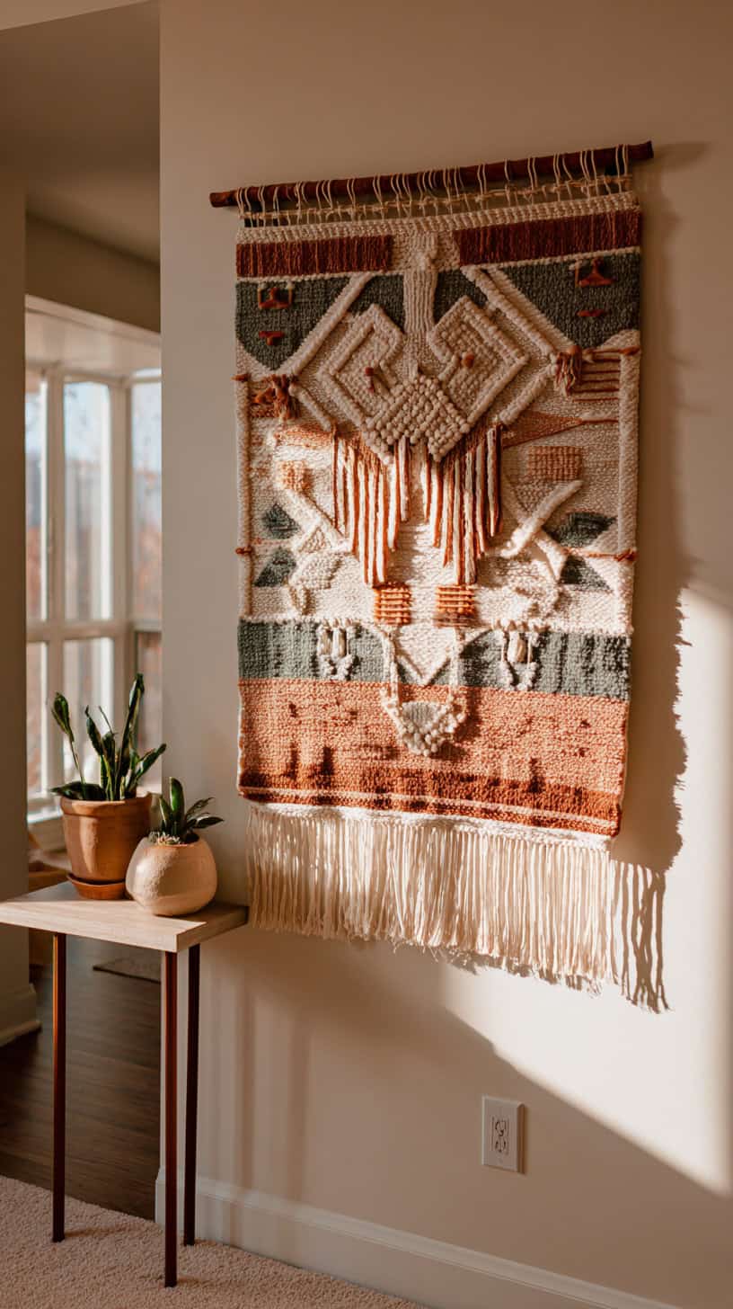 Textile Tapestry Wall Accent - Image 1