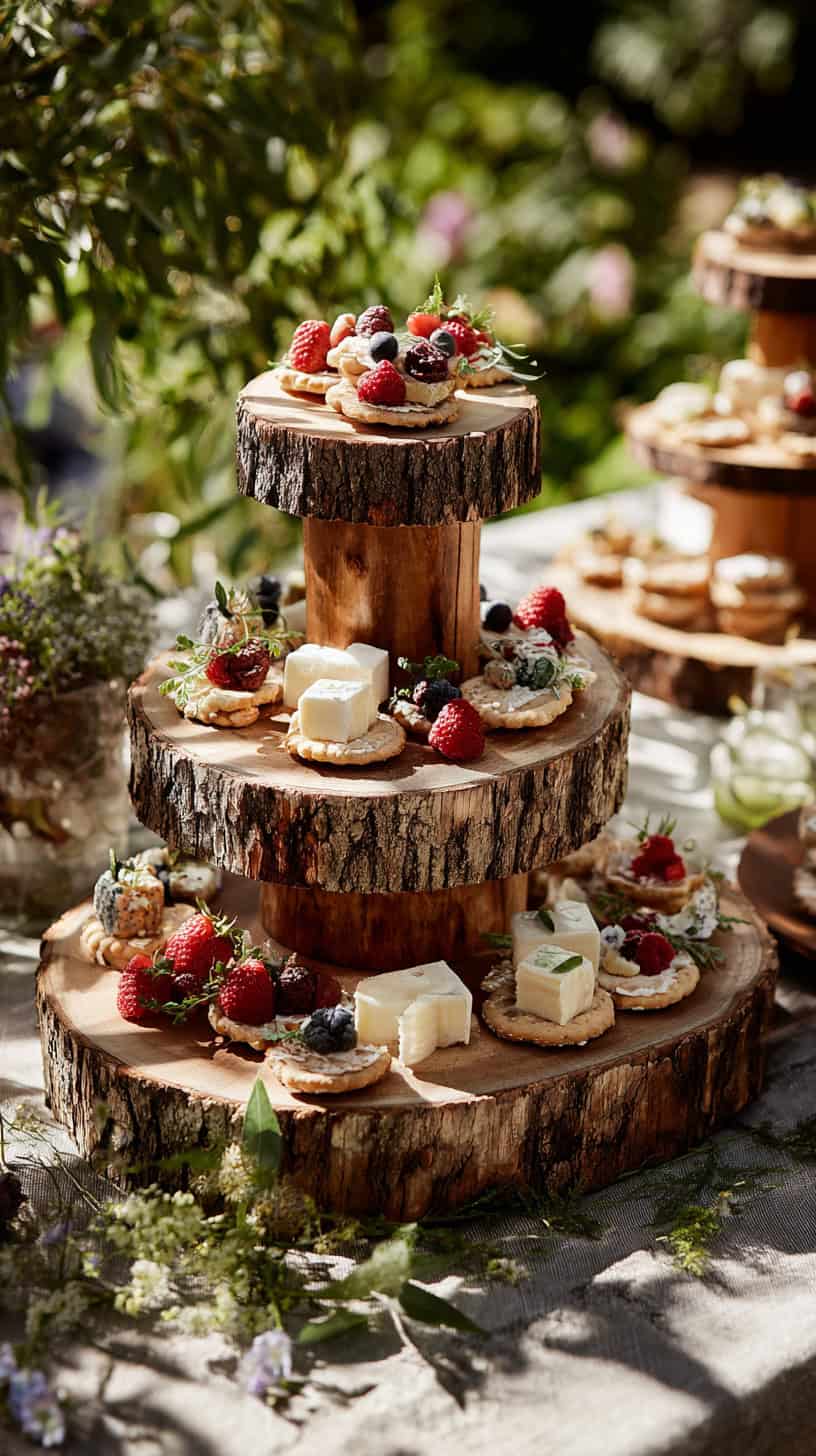 Tiered Wood Tray - Image 2