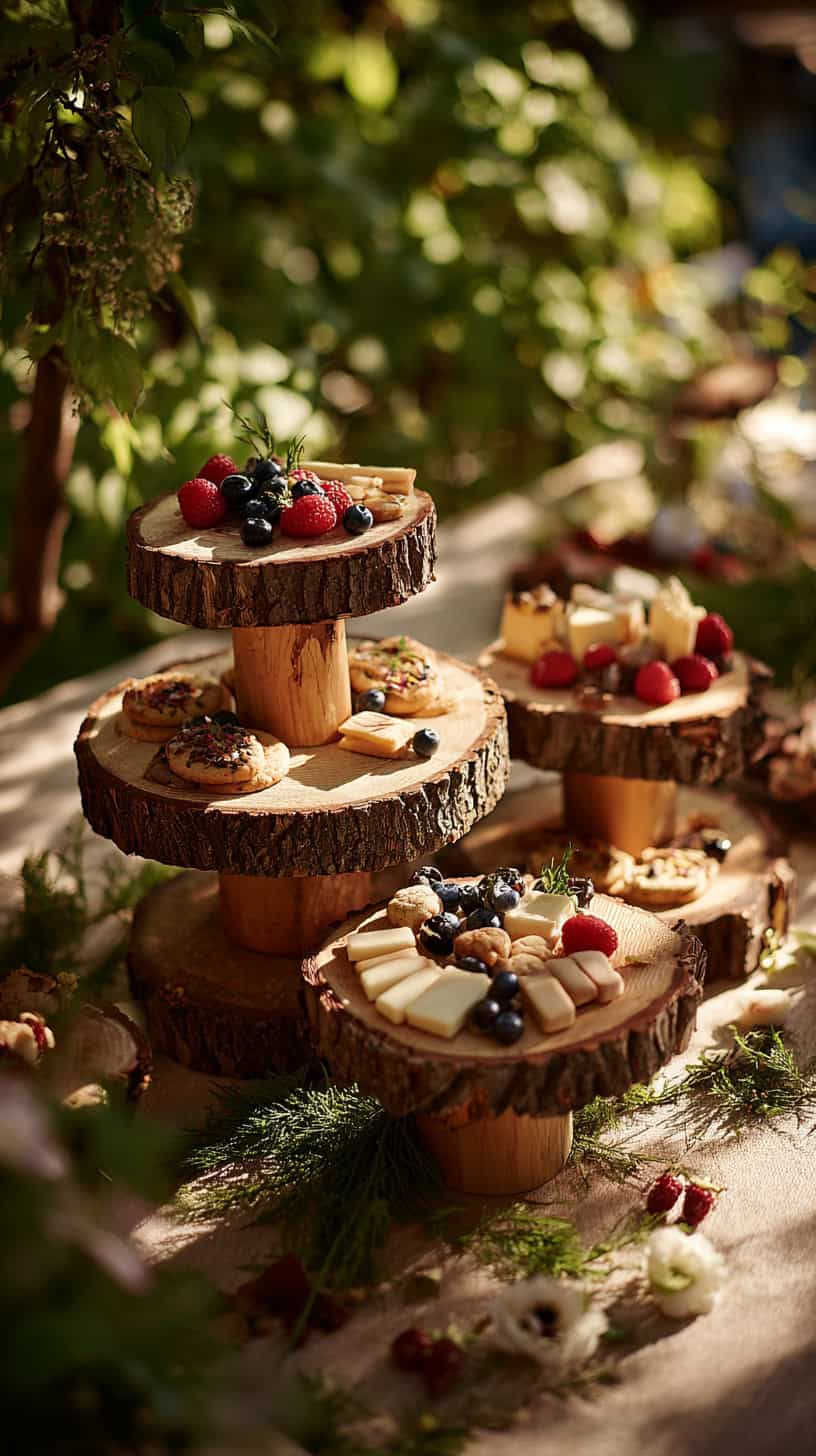 Tiered Wood Tray - Image 1