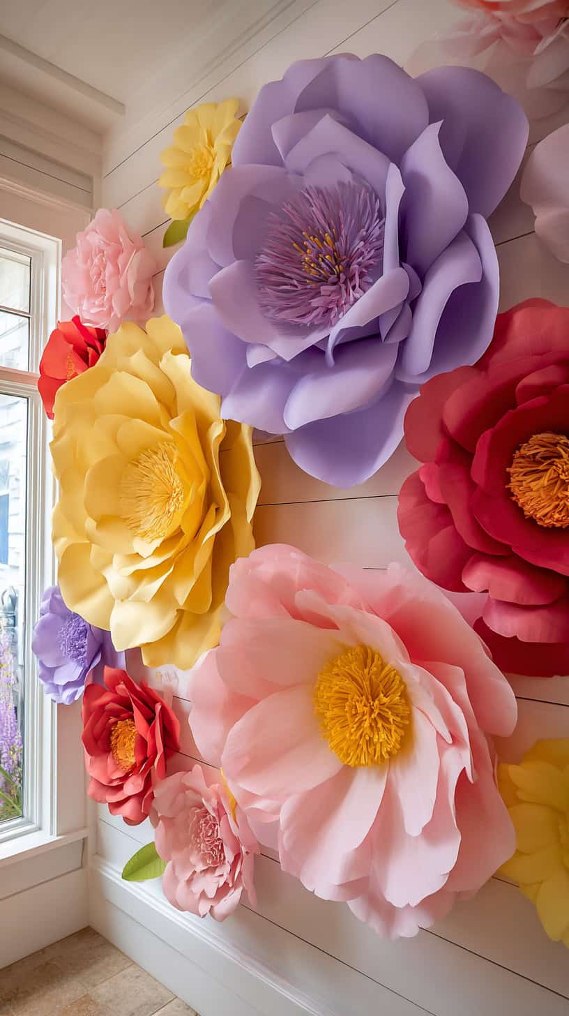 Whimsical Paper Flowers - Image 1
