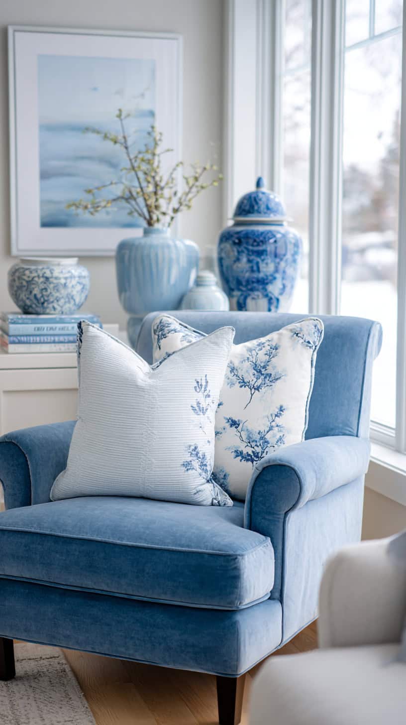 Blue White Accents - Image 1