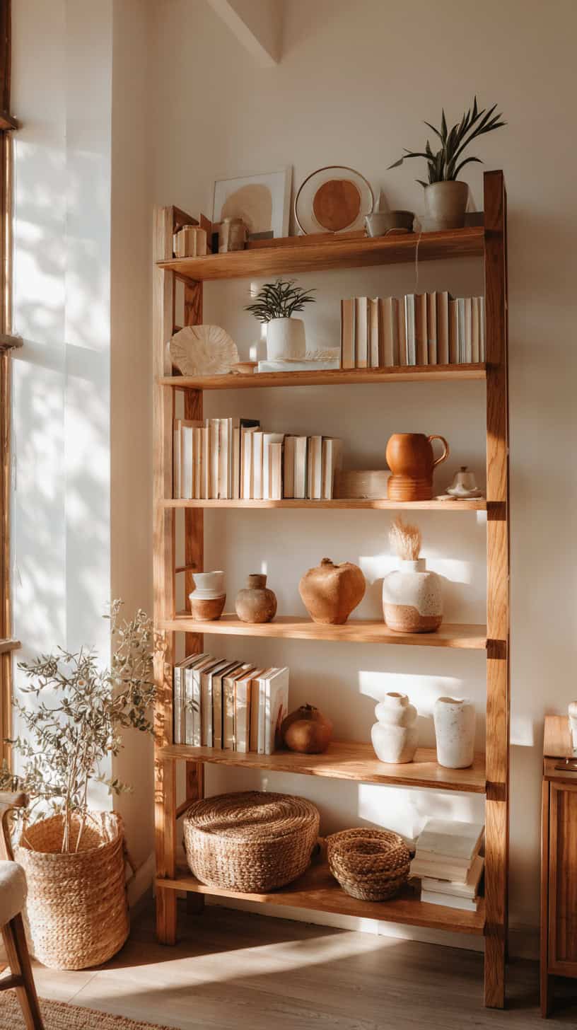 Boho Minimalist Bookshelf - Image 2