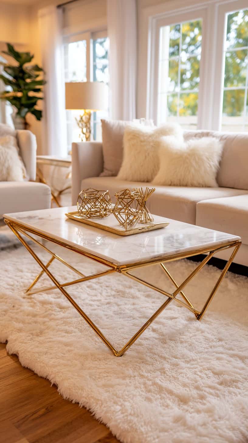 Brass Coffee Table Legs - Image 2