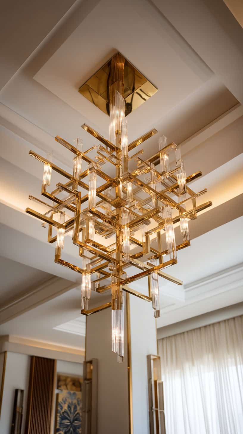 Champagne Gold Chandelier - Image 2