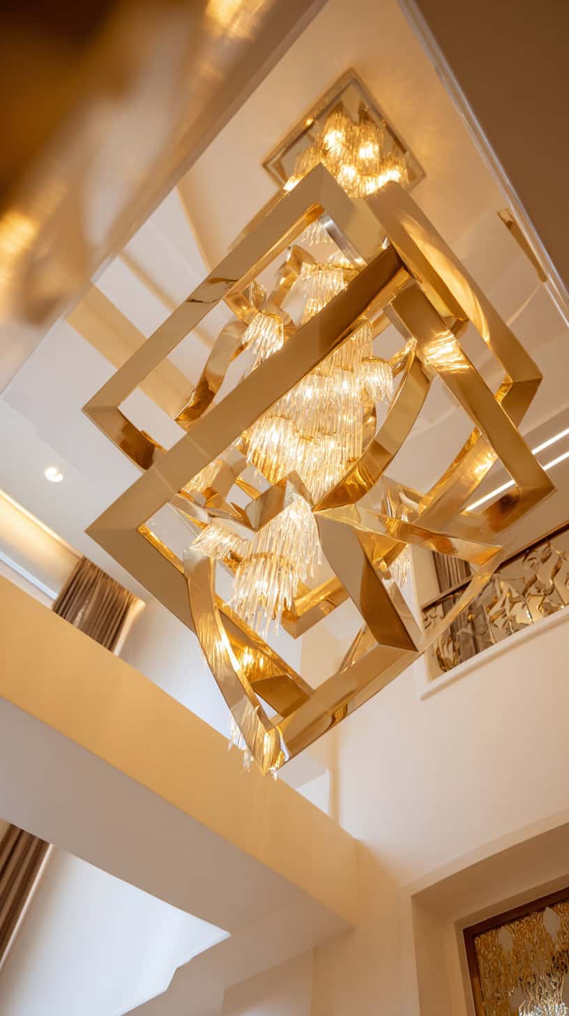 Champagne Gold Chandelier - Image 1