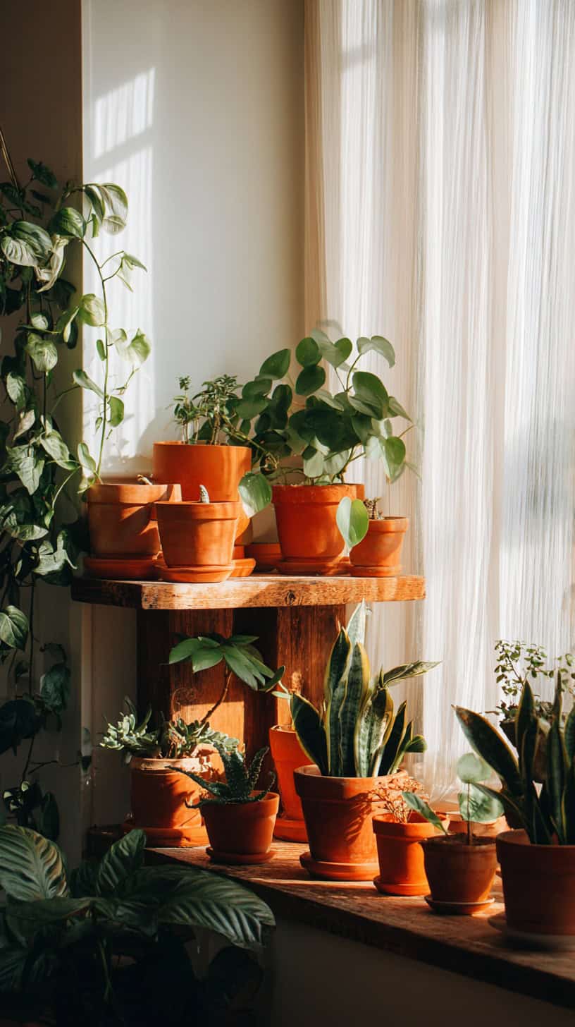 Clay Pot Plant Holders - Image 1