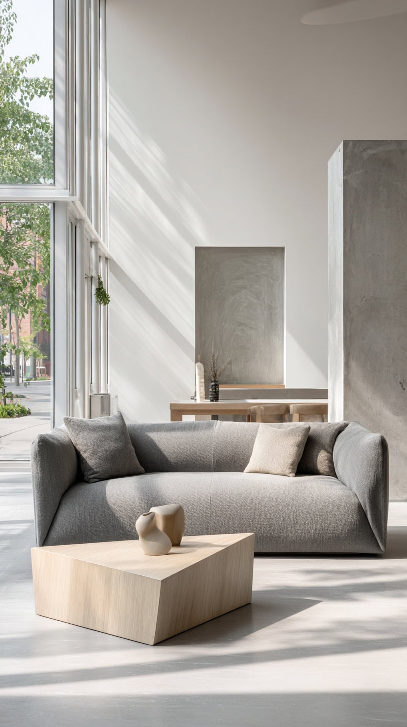 Contemporary Living Room Vibes with a Neutral Sofa - Image 1