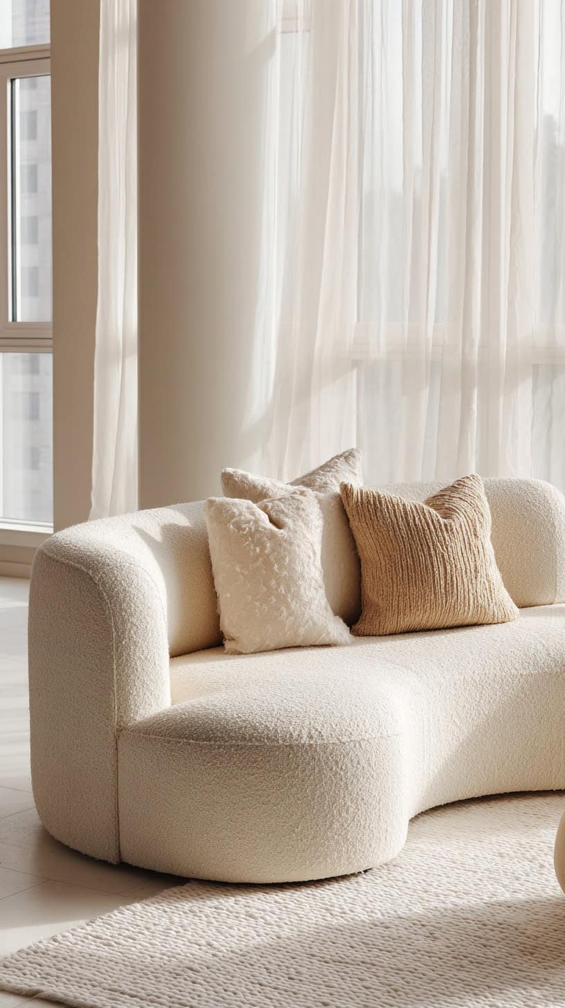 Curved Modular Sofa - Image 1
