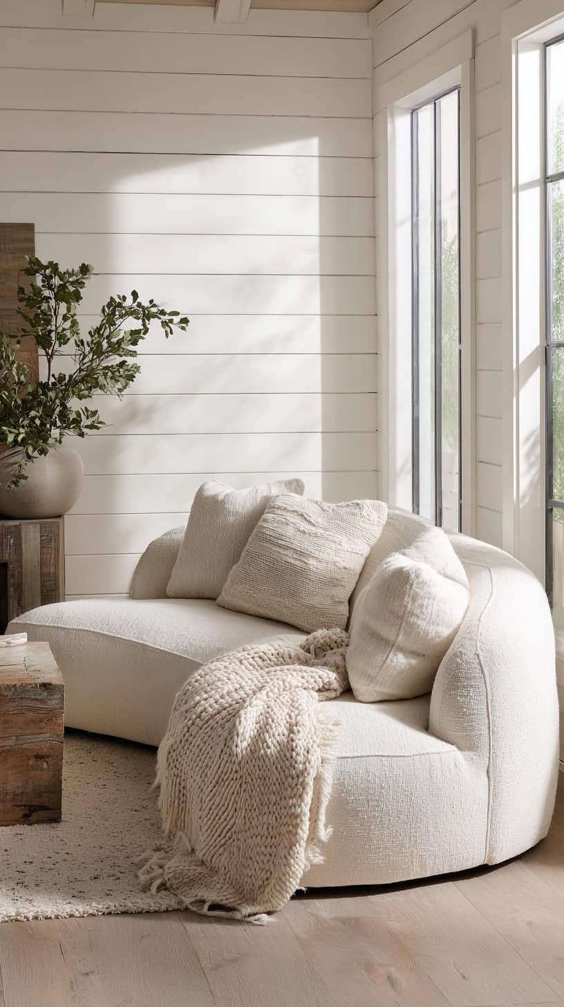 Curved Sectional Sofas with Rounded Corners - Image 1