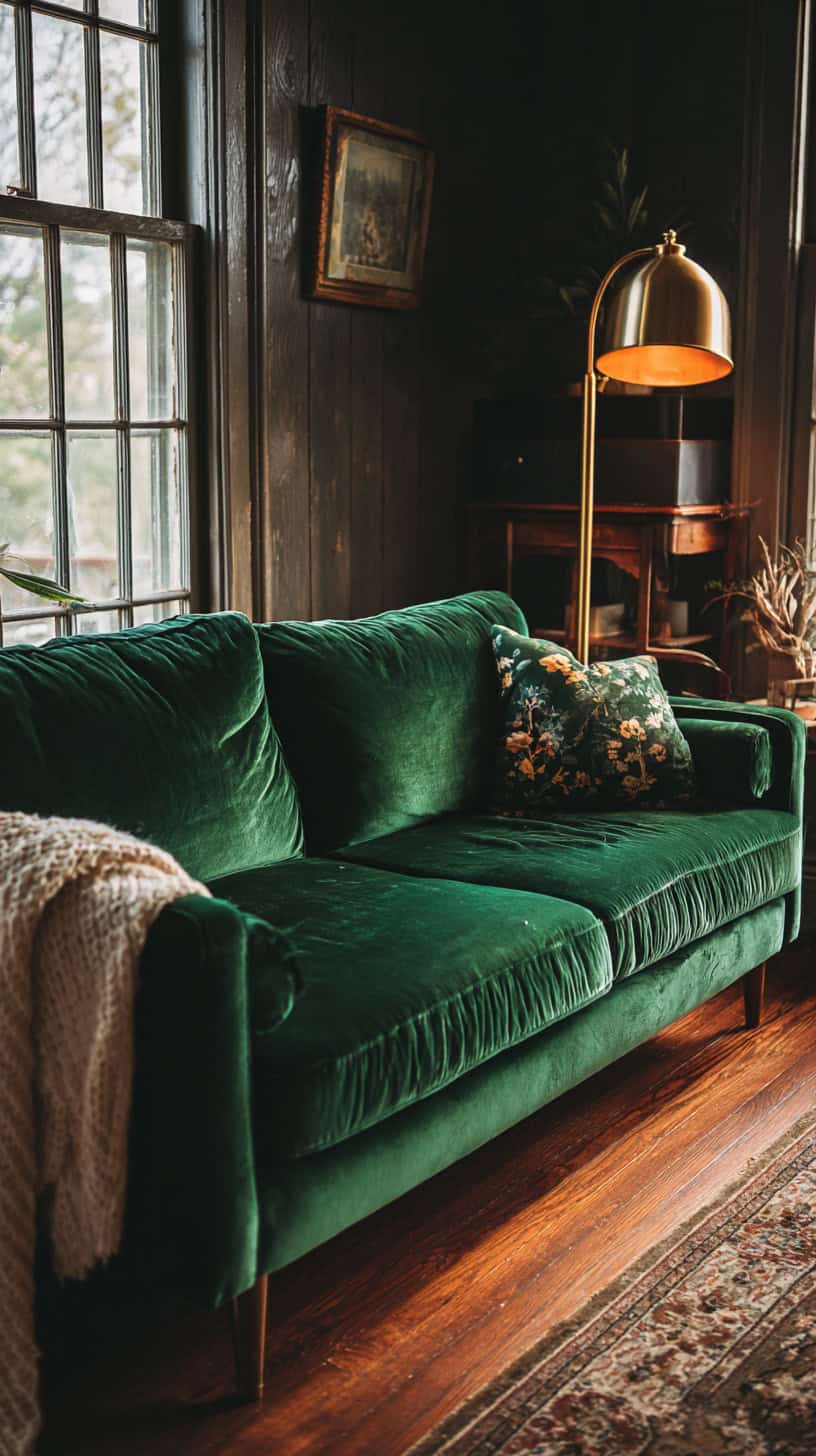Deep Green Upholstery - Image 1