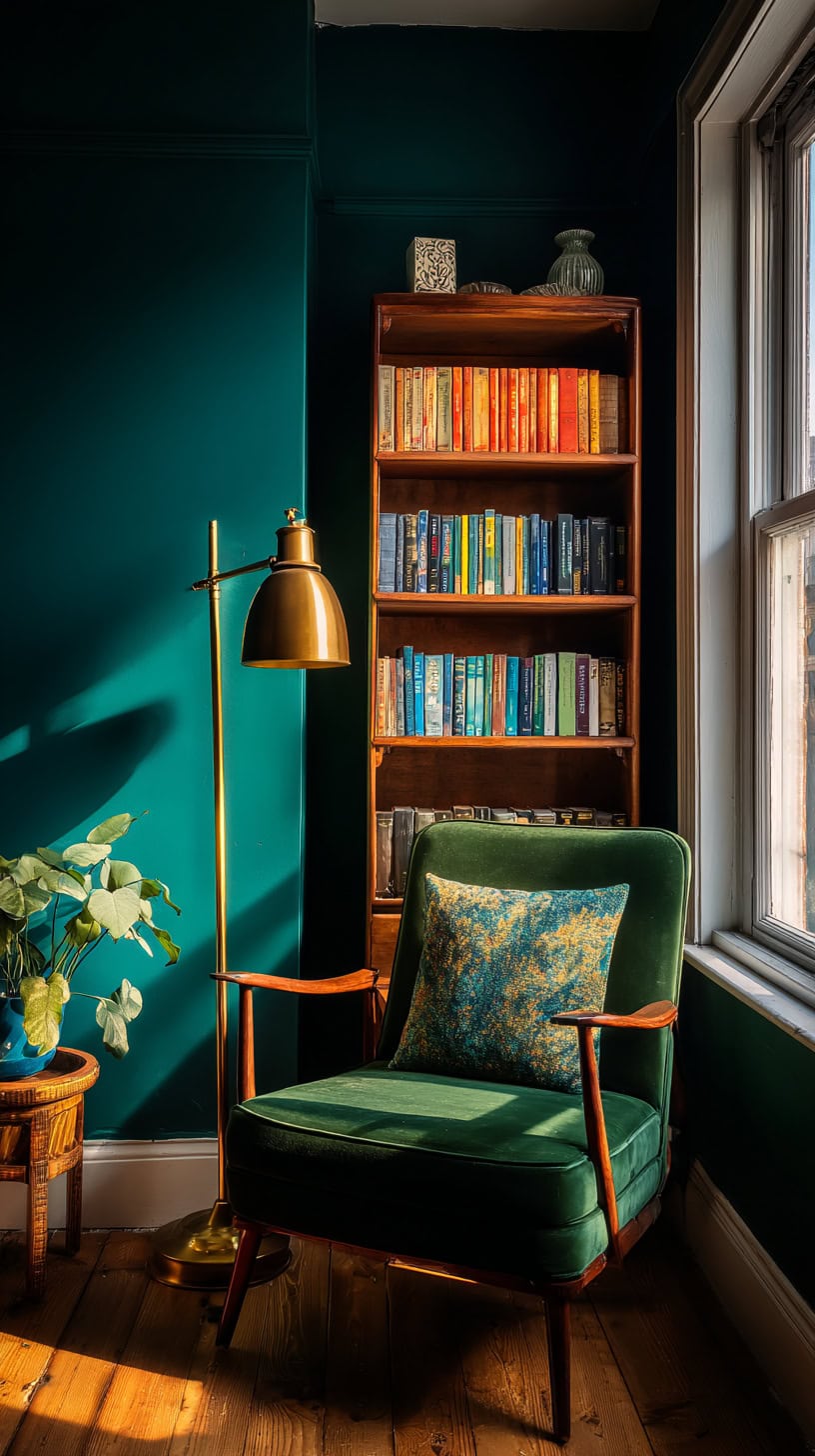 Deep Jewel Tone Walls - Image 1