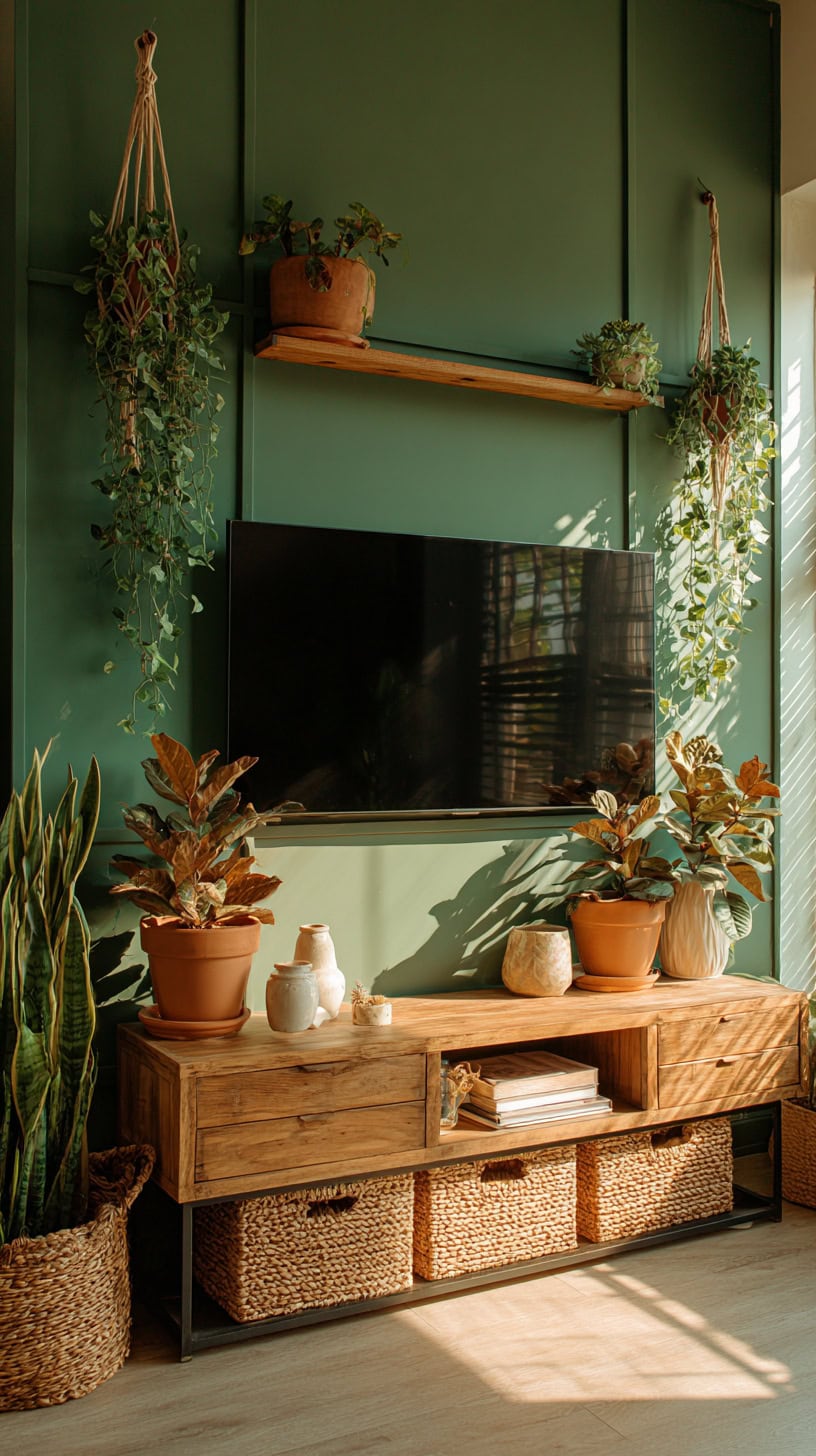 Earthy Green TV Focal - Image 1
