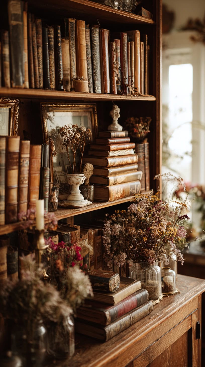 Eclectic Bookshelf Display - Image 2