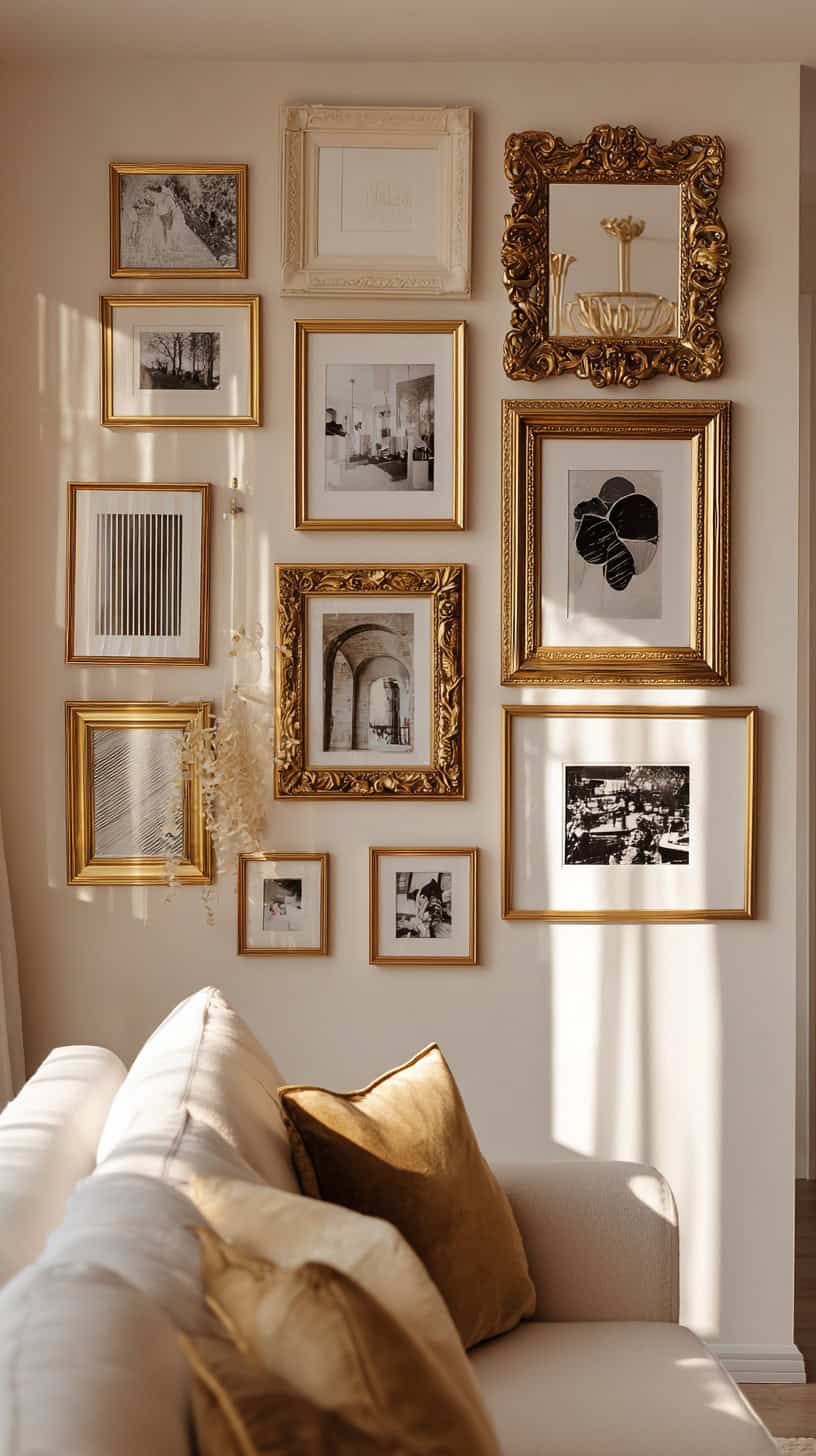 Elegant Gold Picture Frames - Image 1
