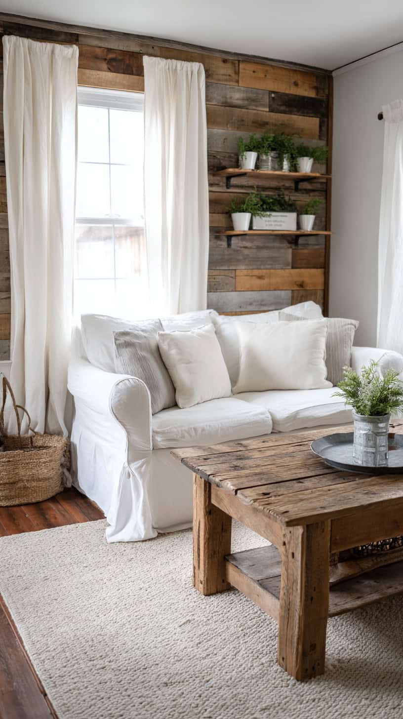 Farmhouse Living Room Twists for Small Spaces - Image 1