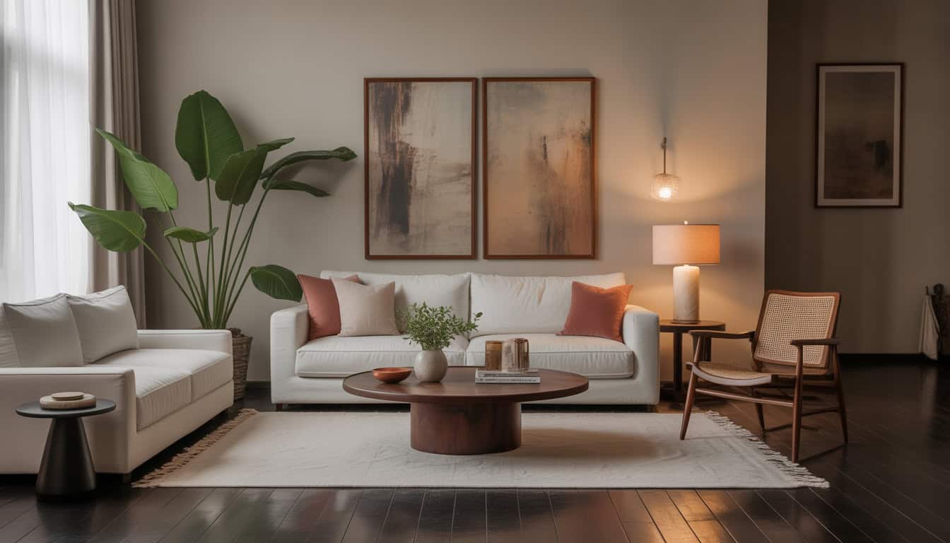 Dark Hardwood Floors Living Room Decor Ideas That Add Depth and Elegance