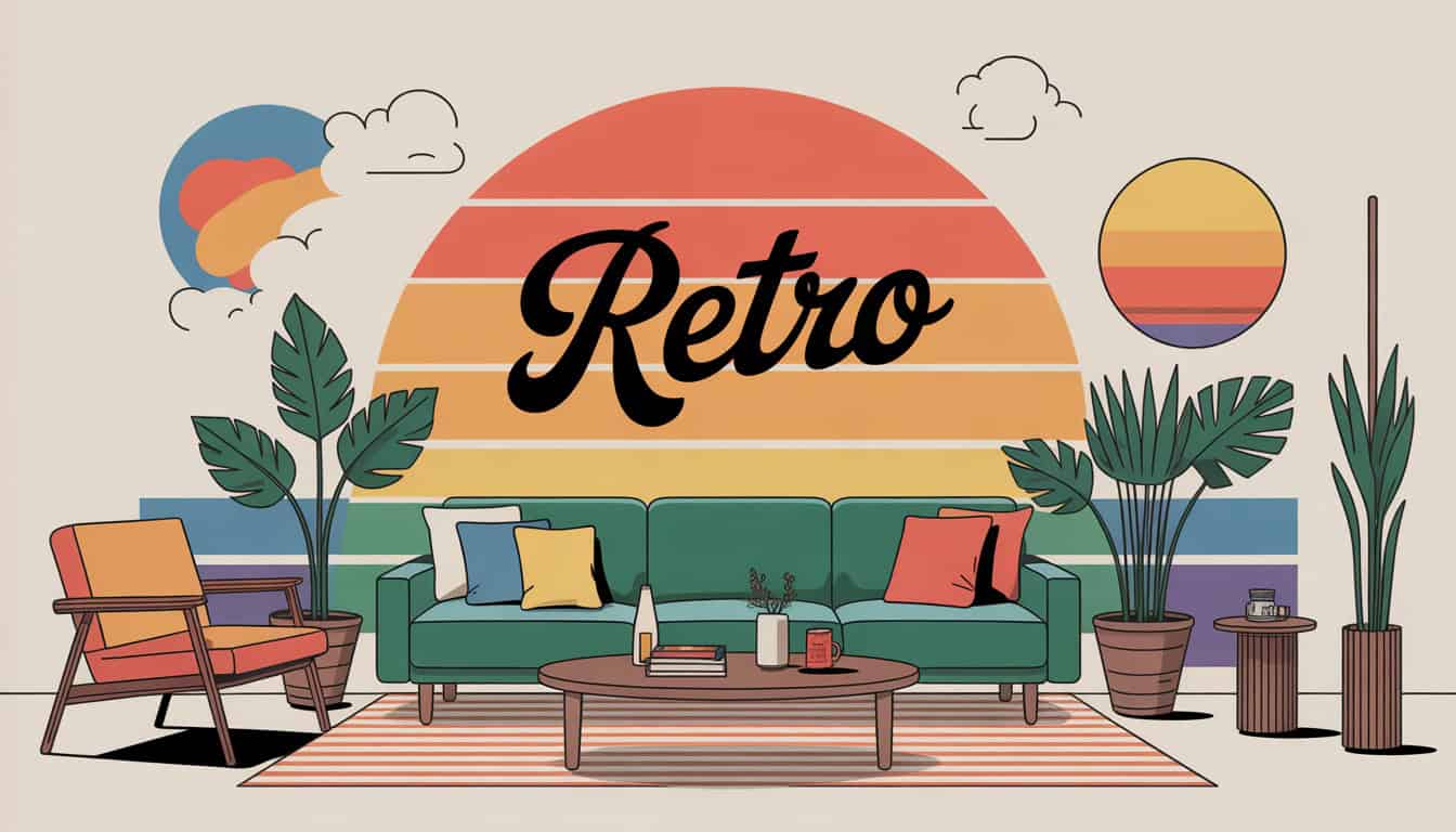 Retro Living Room Setup Ideas for a Bold and Nostalgic Vibe