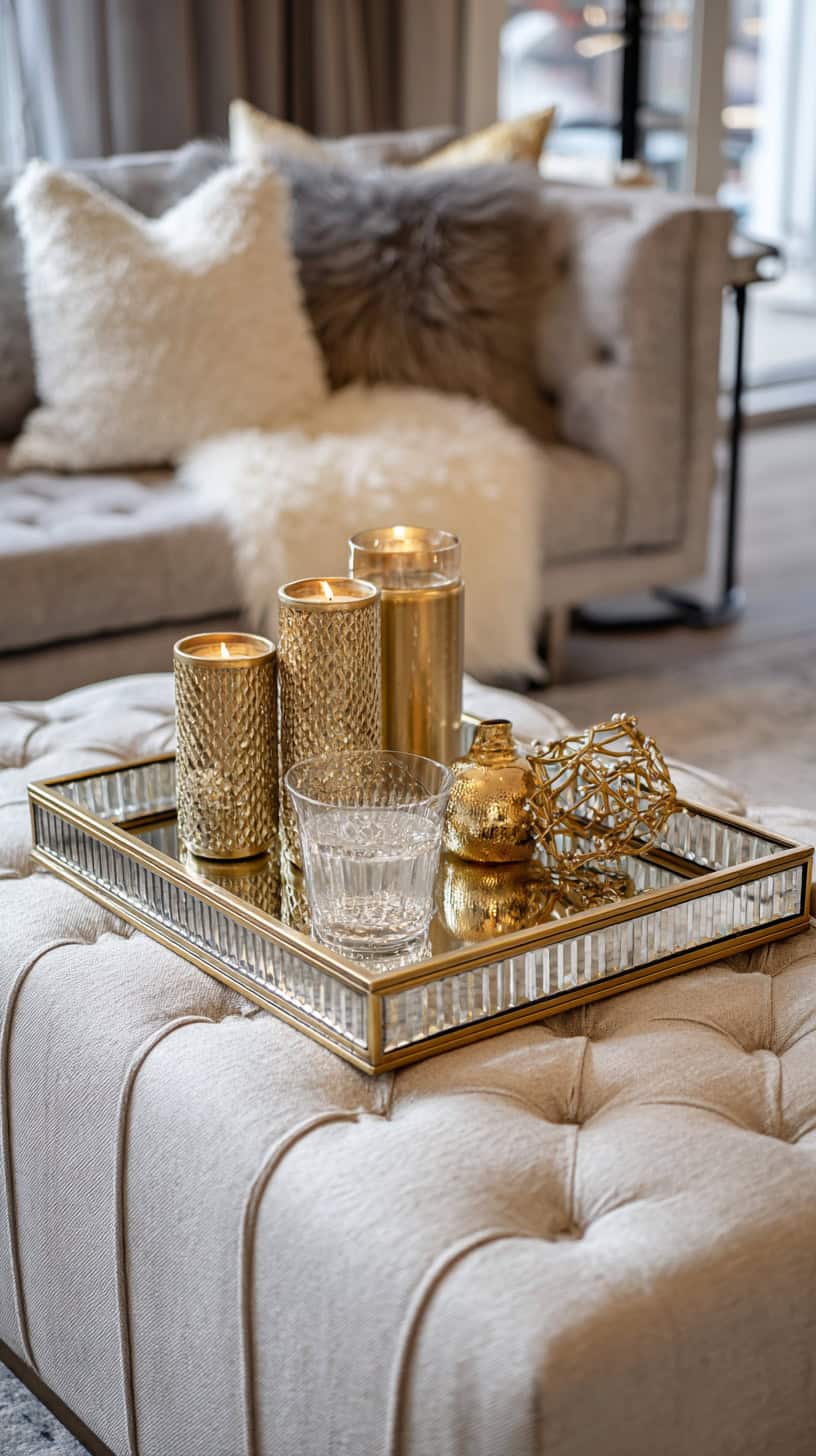 Glam Gold Tray Display - Image 1