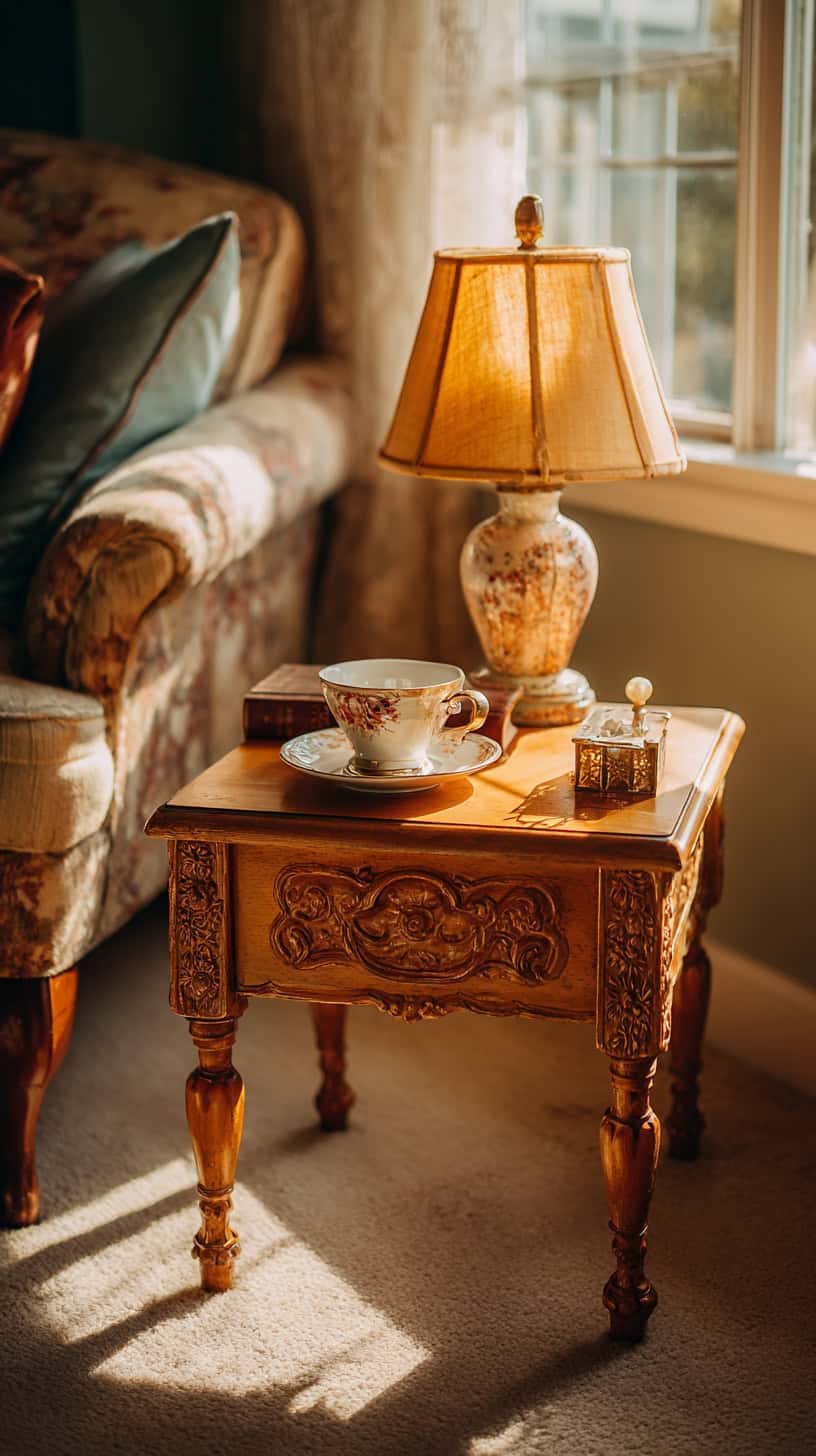 Granny Chic Side Table - Image 2
