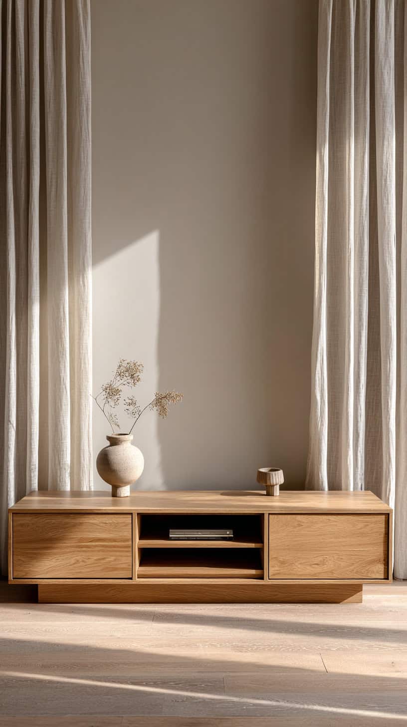 Japandi Oak TV Unit - Image 2