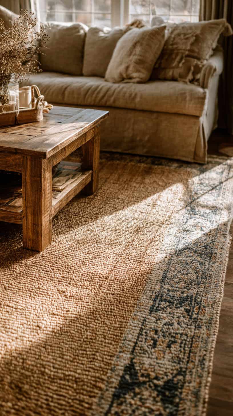 Jute Area Rug Layers - Image 1