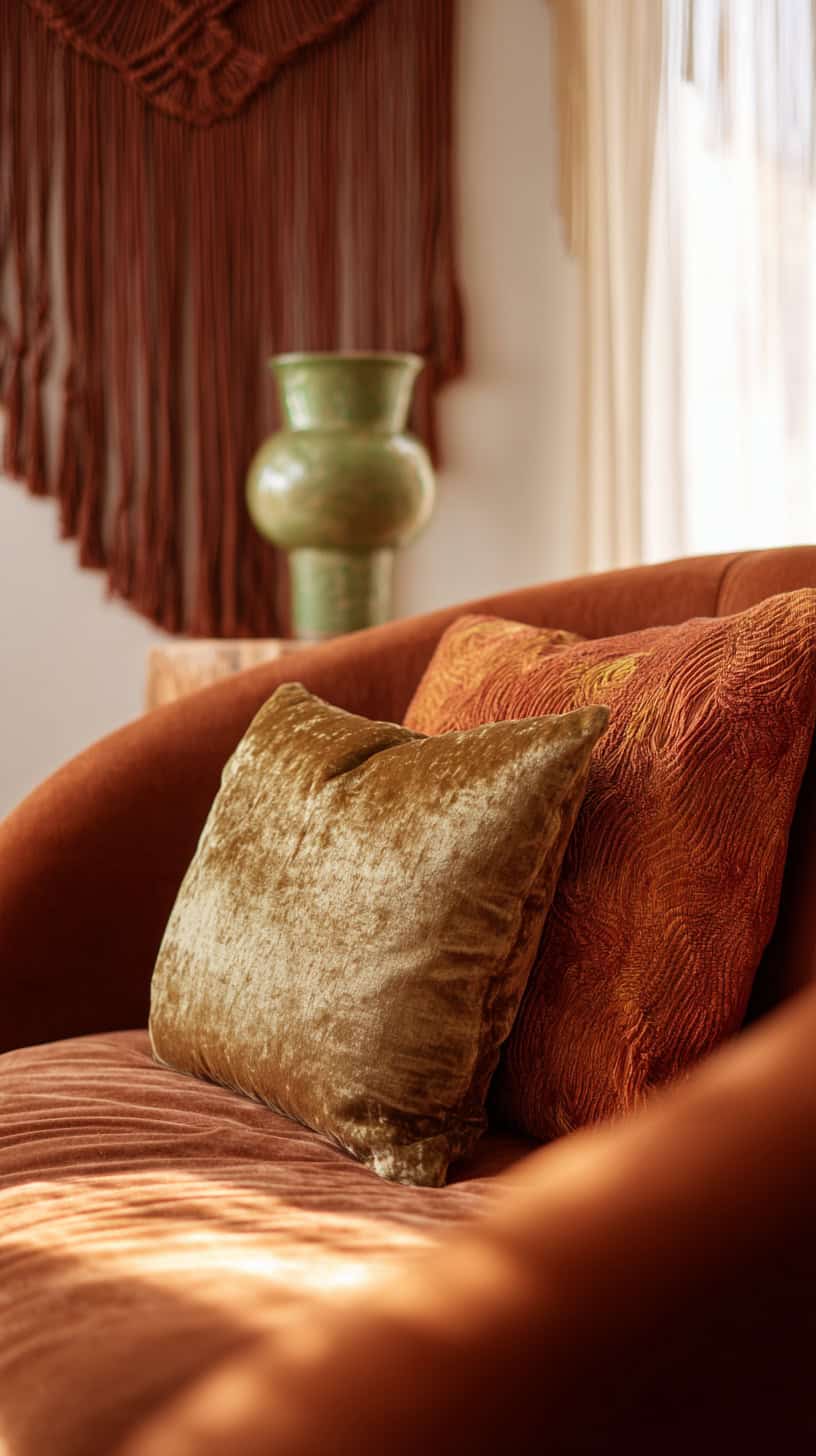 Key Elements of a 70S Living Room: Colors, Textures & Curves - Image 2