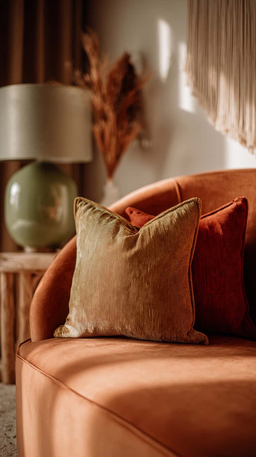 Key Elements of a 70S Living Room: Colors, Textures & Curves - Image 1