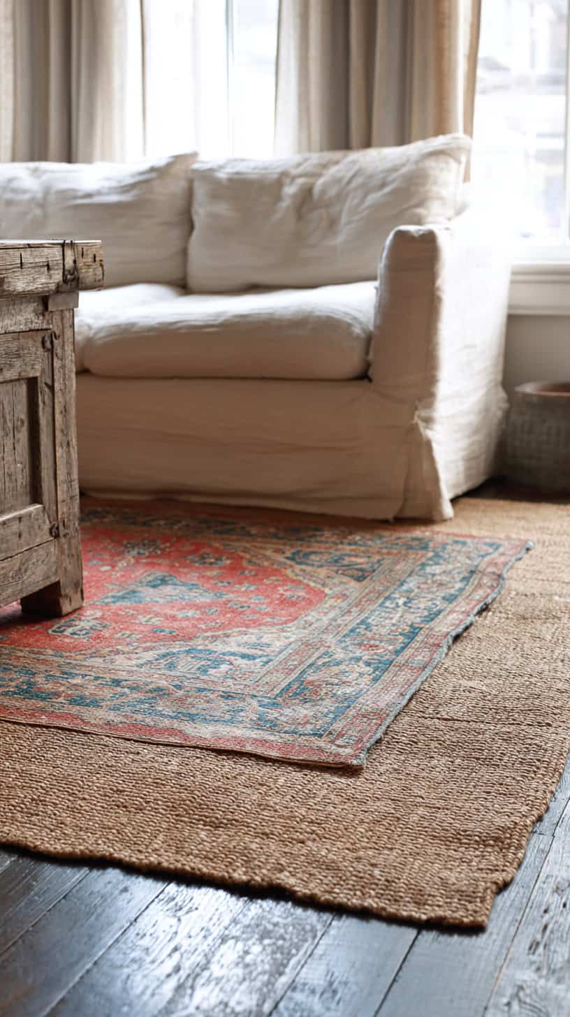 Layered Area Rugs - Image 1