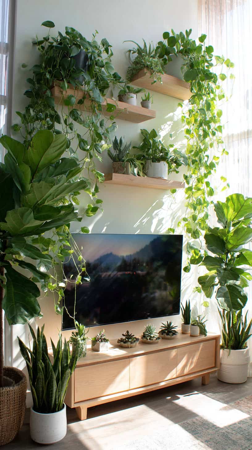 Layered Botanical TV Nook - Image 2
