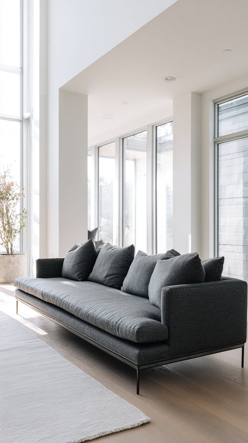 Low Profile Architectural Sofa - Image 2