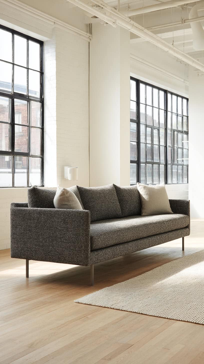 Low Profile Architectural Sofa - Image 1