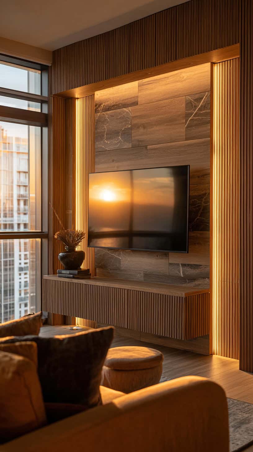 Luxury Media Wall Ideas on a Real Mom's Budget - Image 2